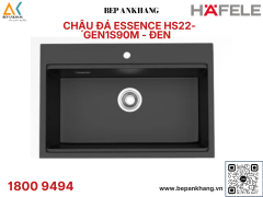 Chậu đá Hafele Essence màu đen HS22 - GEN1S90M - 577.25.330